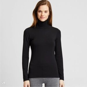 UNIQLO HEATTECH Extra Warm Turtleneck Black XS
